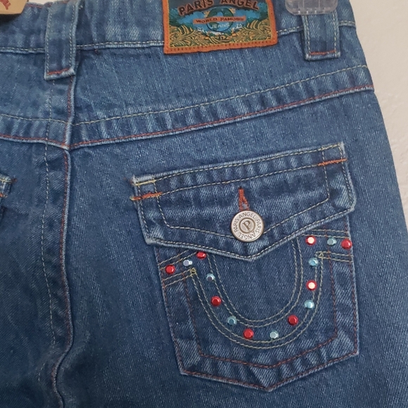 Flared Jeans with Colored Sequins - Picture 6 of 8